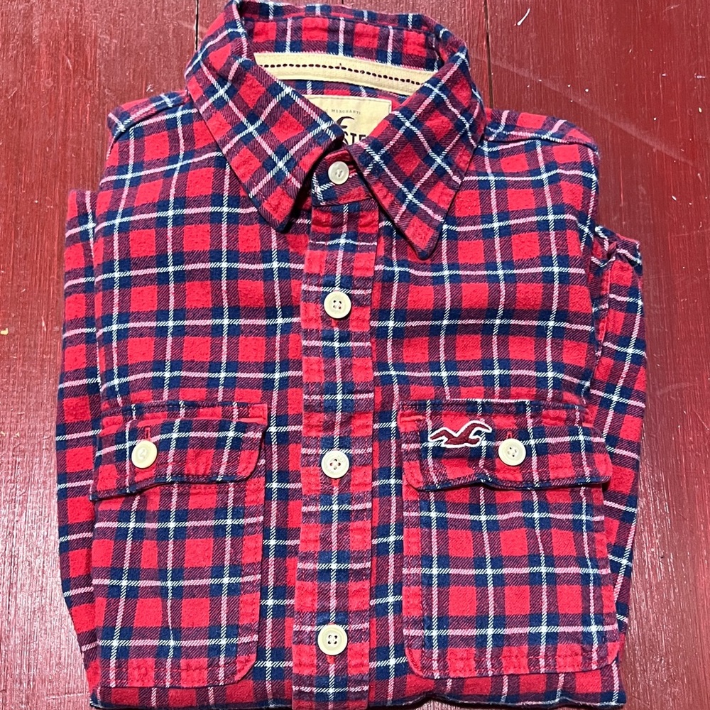 Hollister Plaid Flannel Shirt